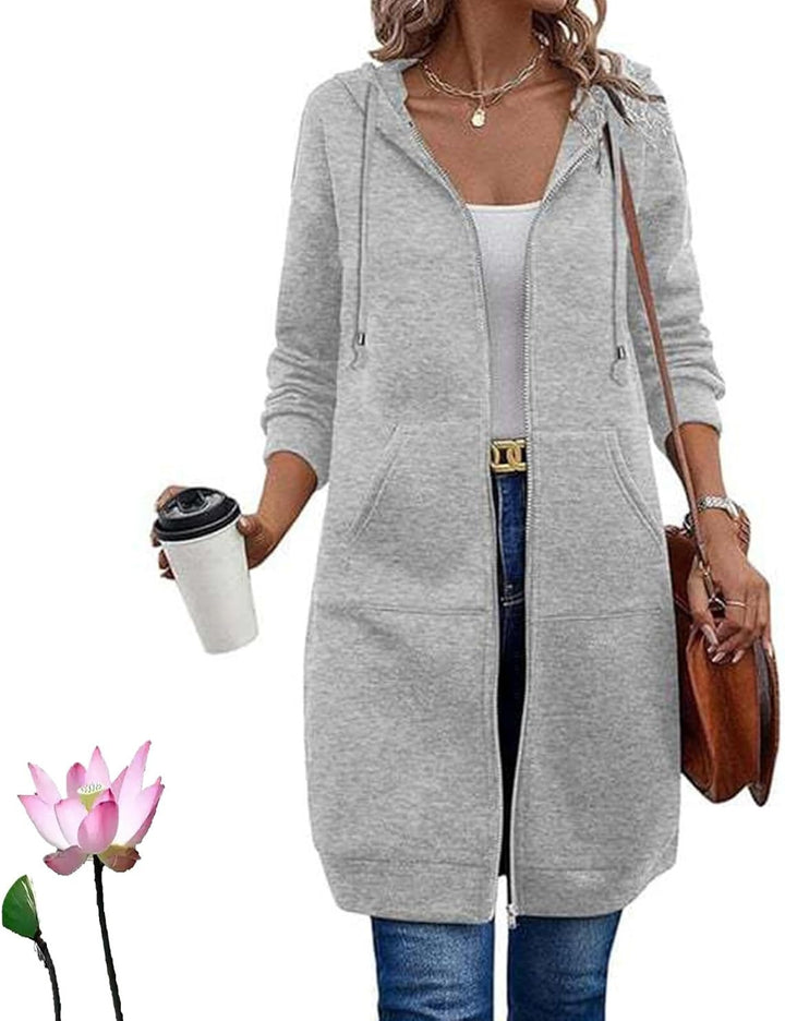 Women Casual Long Sleeve Hoodie Jacket