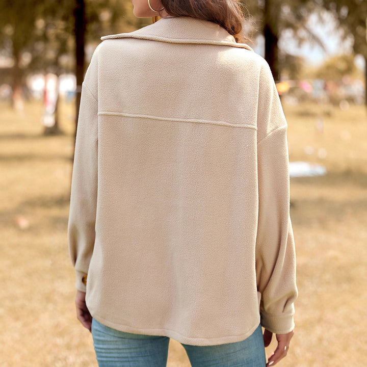Women Fluffy Oversized Jacket Mune Fashion