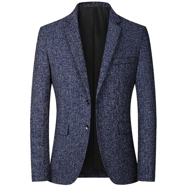 Men's Tweed Blazer Slim Fit with Notched Lapel Mune Fashion