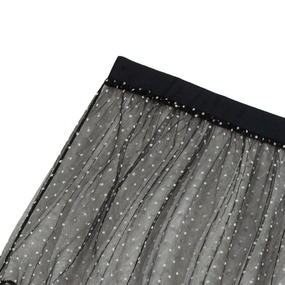 Women's transparent beach skirt with dots Mune Fashion