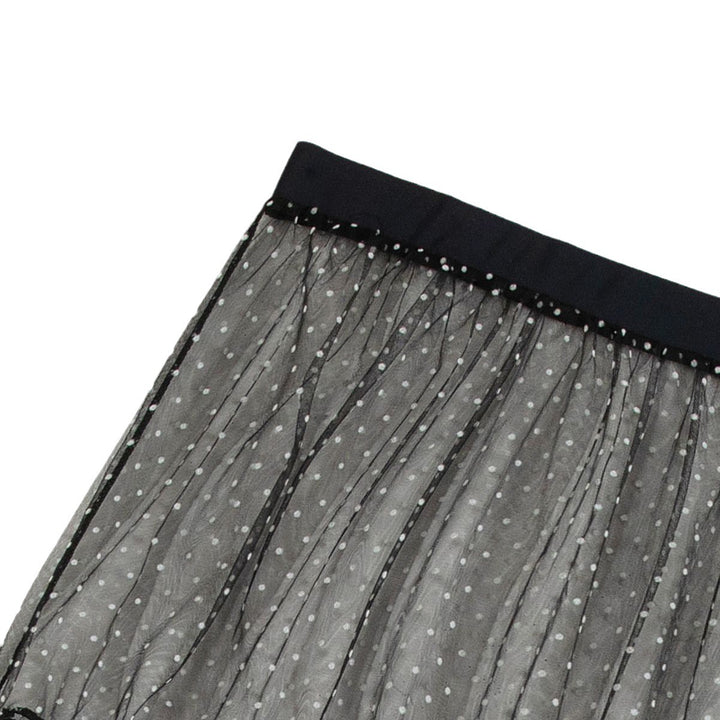 Women's transparent beach skirt with dots Mune Fashion