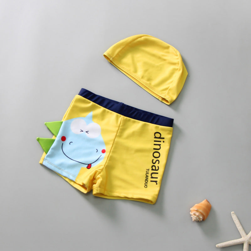 Boys swimming shorts with dinosaur motif Mune Fashion