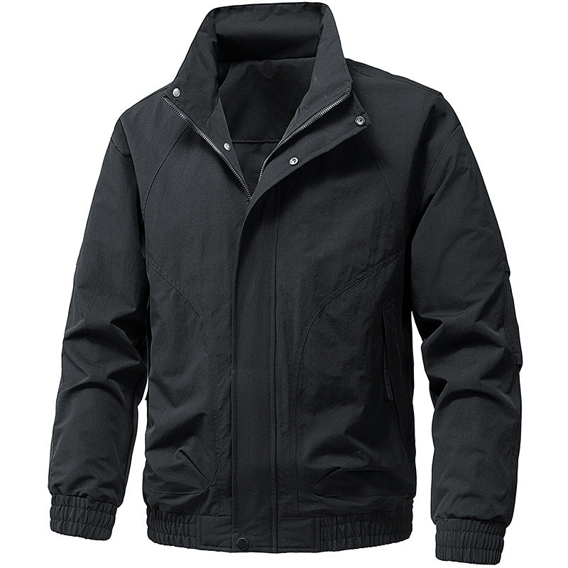 Men's functional jacket with stand-up collar Mune Fashion