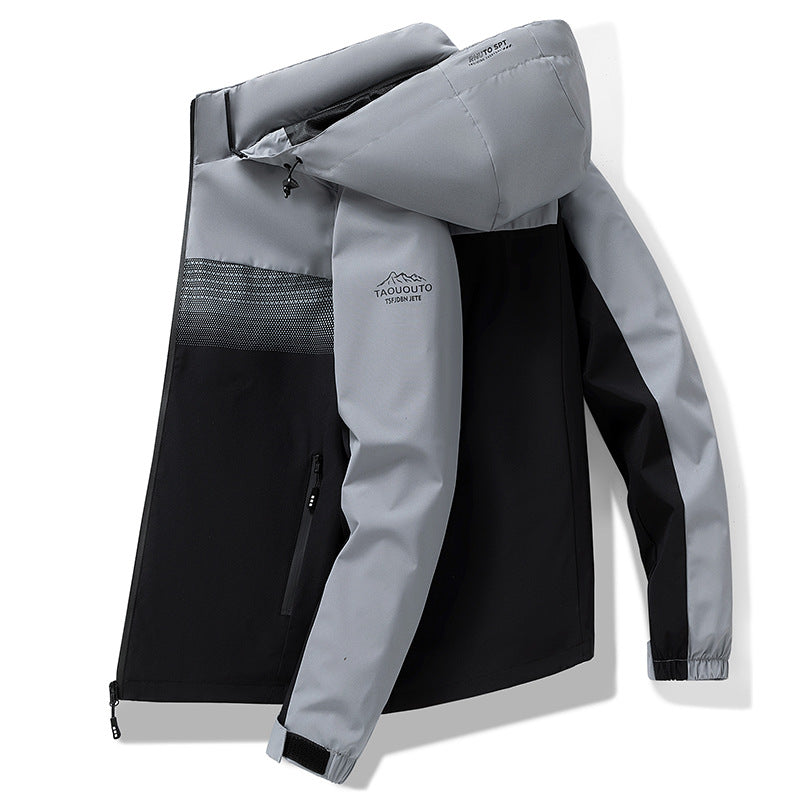 Men's multifunctional outdoor jacket with detachable hood Mune Fashion