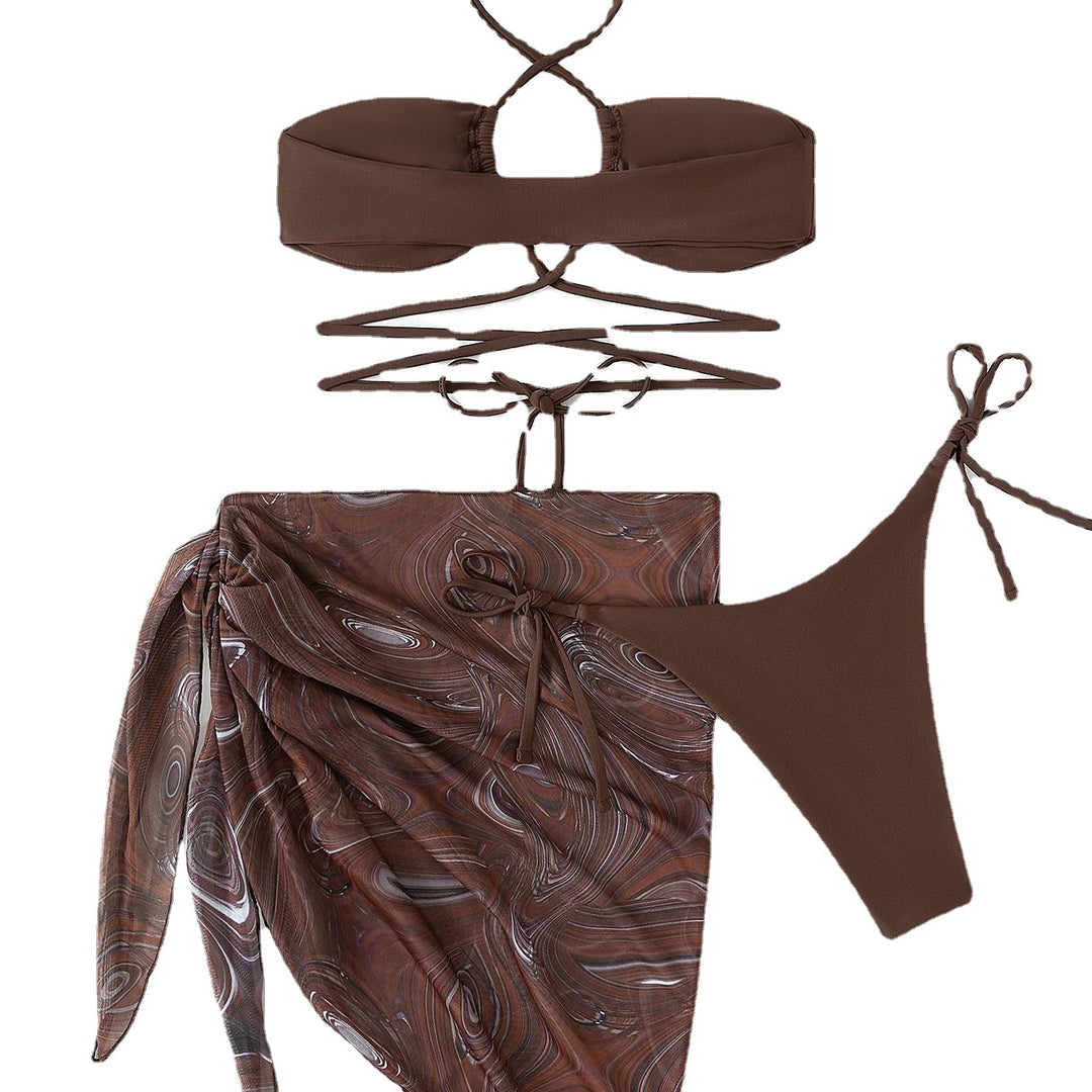 Women's Triangle Bikini with sophisticated wrap design Mune Fashion