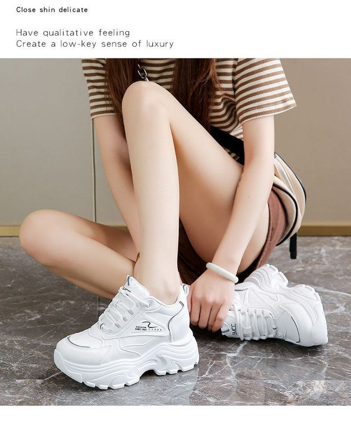 Women's Sporty Chunky Sneakers with Robust Profile Sole Mune Fashion