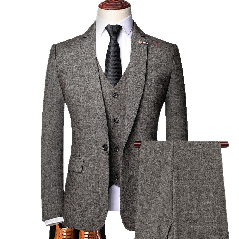 Men's Three-Piece Suit made of fine wool blend Mune Fashion