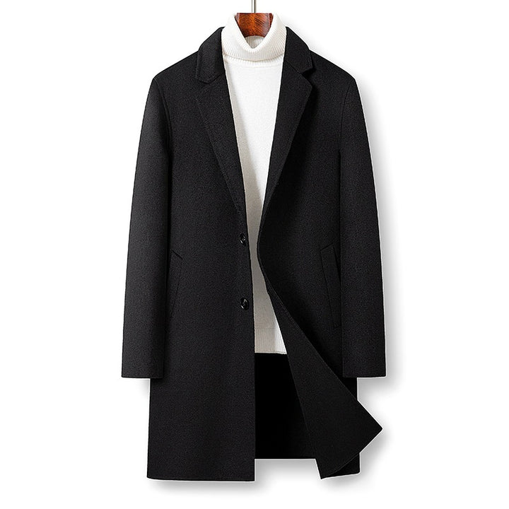 Women Modern Tailored Longer Overcoat Drune