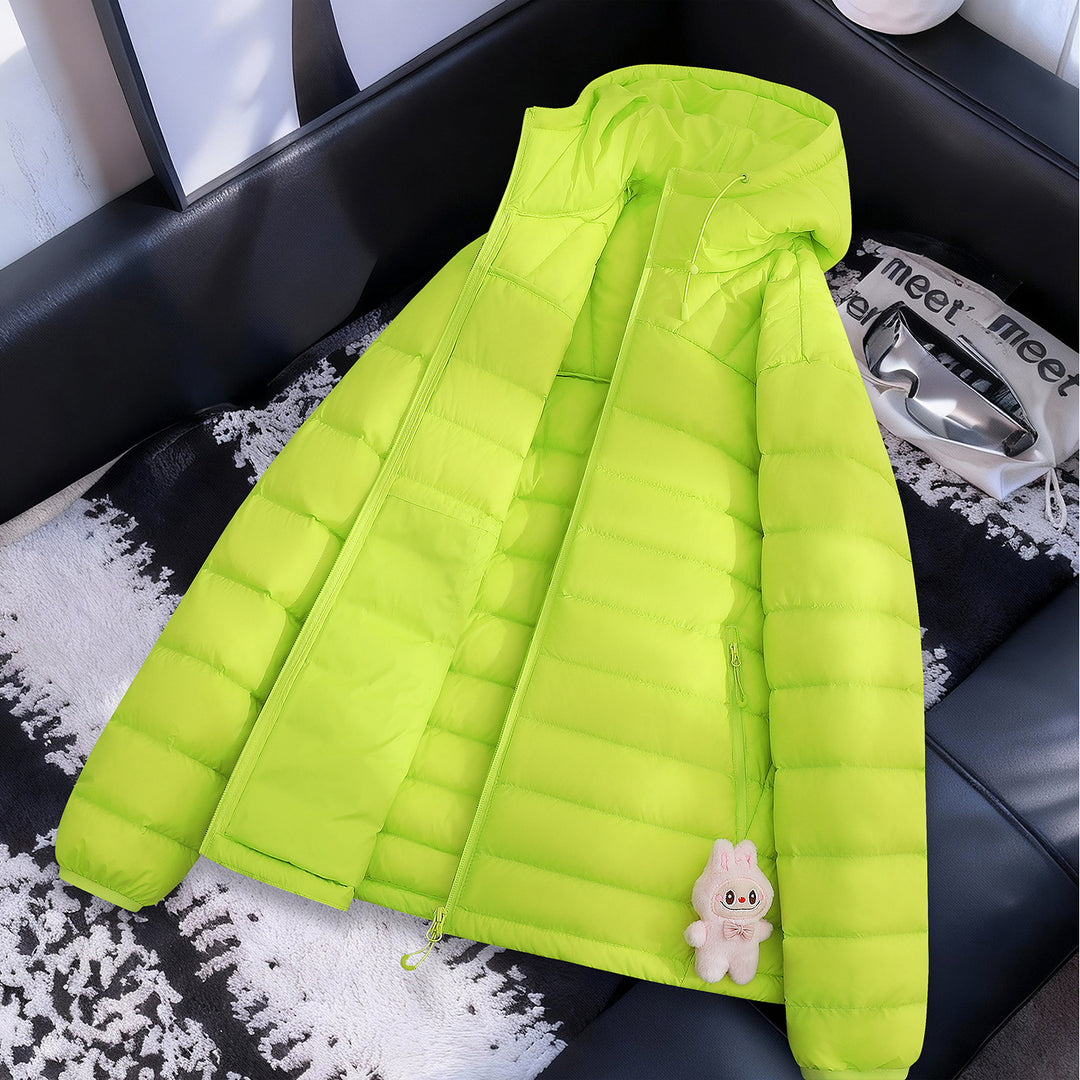 Women's Lightweight Quilted Jacket with Hood Mune Fashion