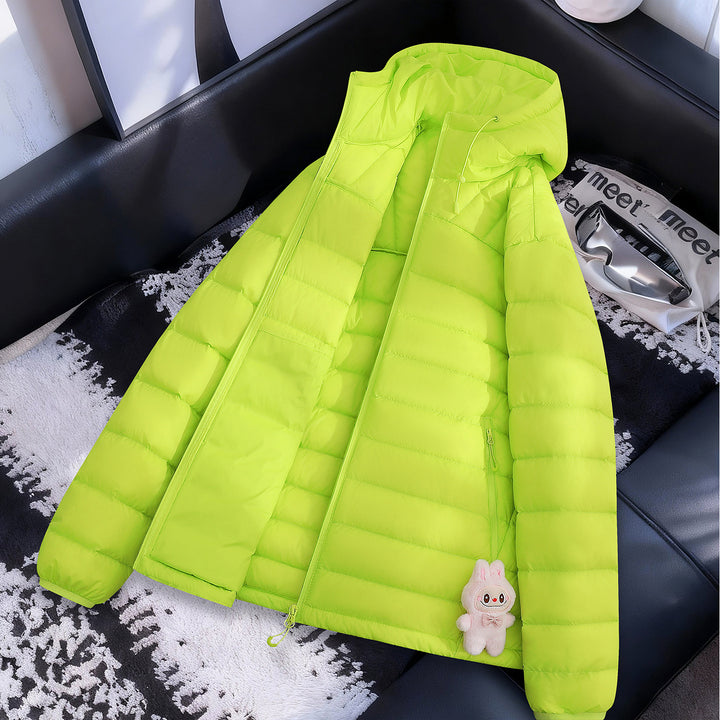 Women's Lightweight Quilted Jacket with Hood Mune Fashion