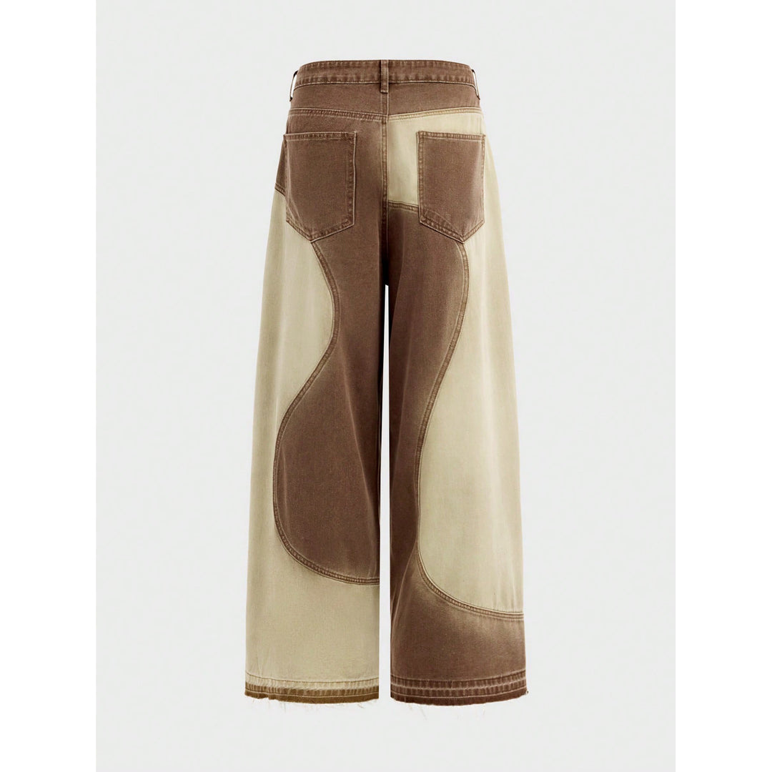 Men Wide-cut Designer Jeans Mune Fashion