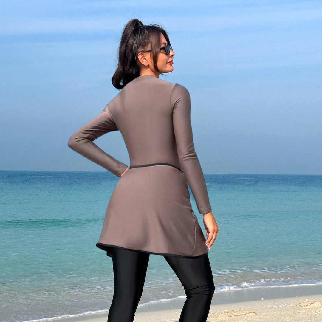 Women's Sporty Full-Body Swimwear with UV Protection Mune Fashion