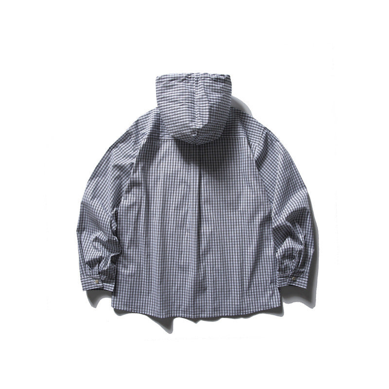 Unisex Oversized Hoodie Overshirt made of cotton blend with chest flaps and continuous button placket Mune Fashion