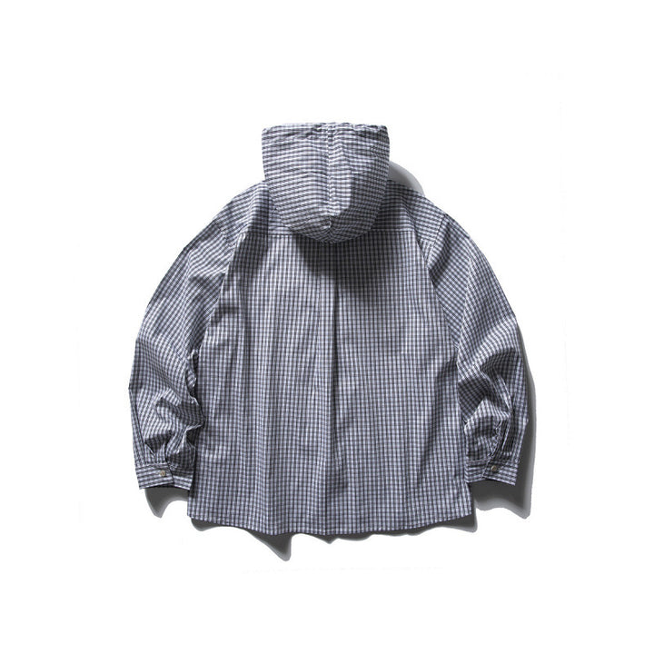 Unisex Oversized Hoodie Overshirt made of cotton blend with chest flaps and continuous button placket Mune Fashion