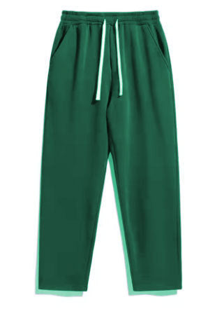 Unisex casual straight-leg joggers with elastic comfort waistband, contrasting drawstring and side pockets Mune Fashion