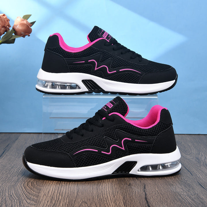 Women's city walking sneaker with visible heel air chamber and ergonomic EVA cushioning Mune Fashion