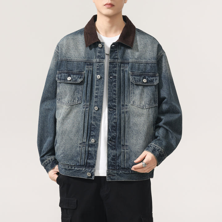 Men's Designer Denim Jacket Mune Fashion