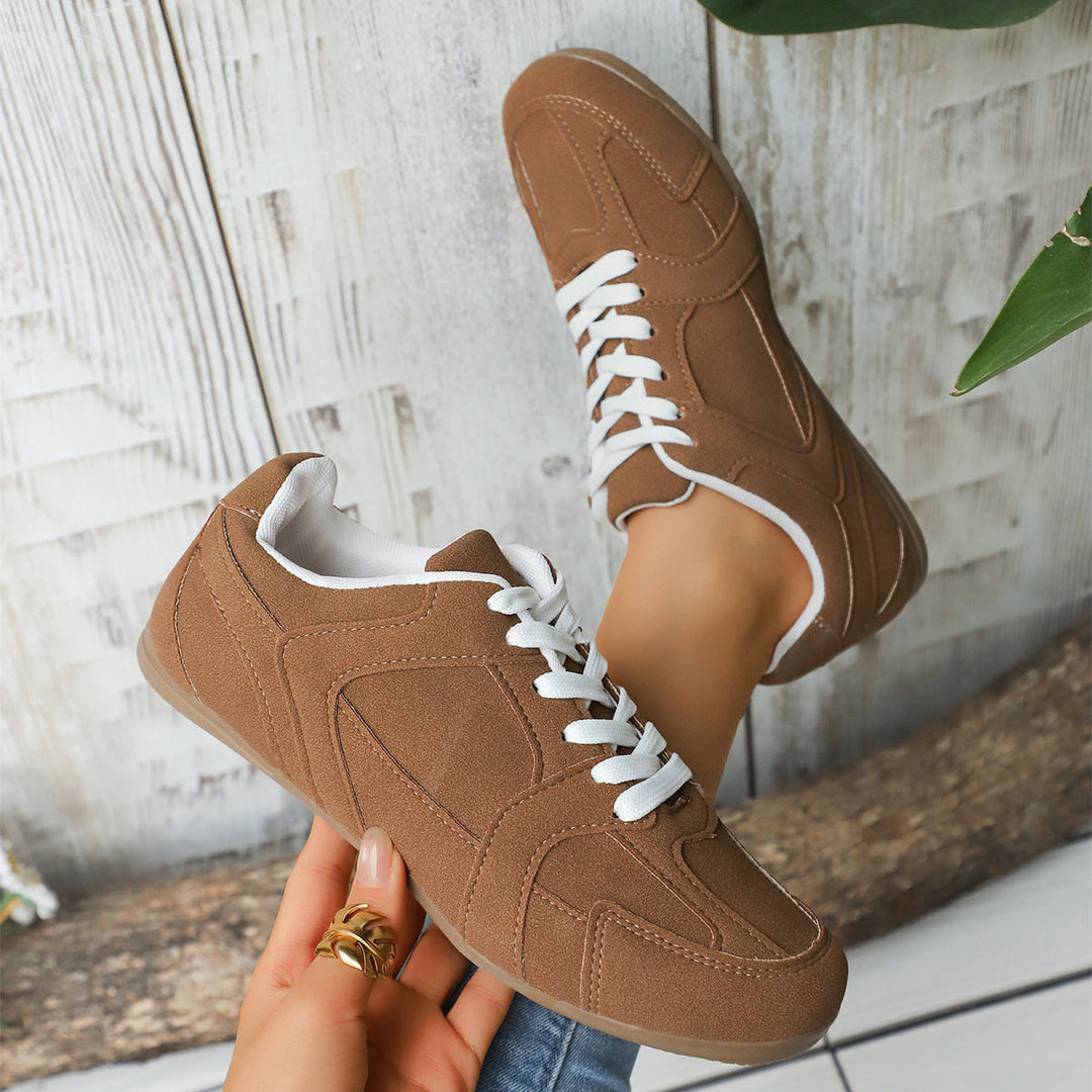 Women's Sporty Sneakers with Breathable Surface Structure Mune Fashion