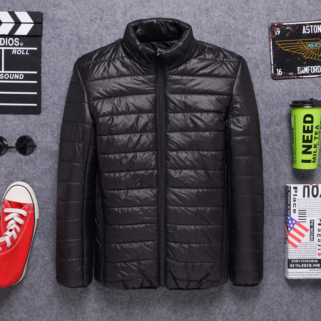 Men's nan ultra-light padded jacket with stand-up collar and full zip Mune Fashion