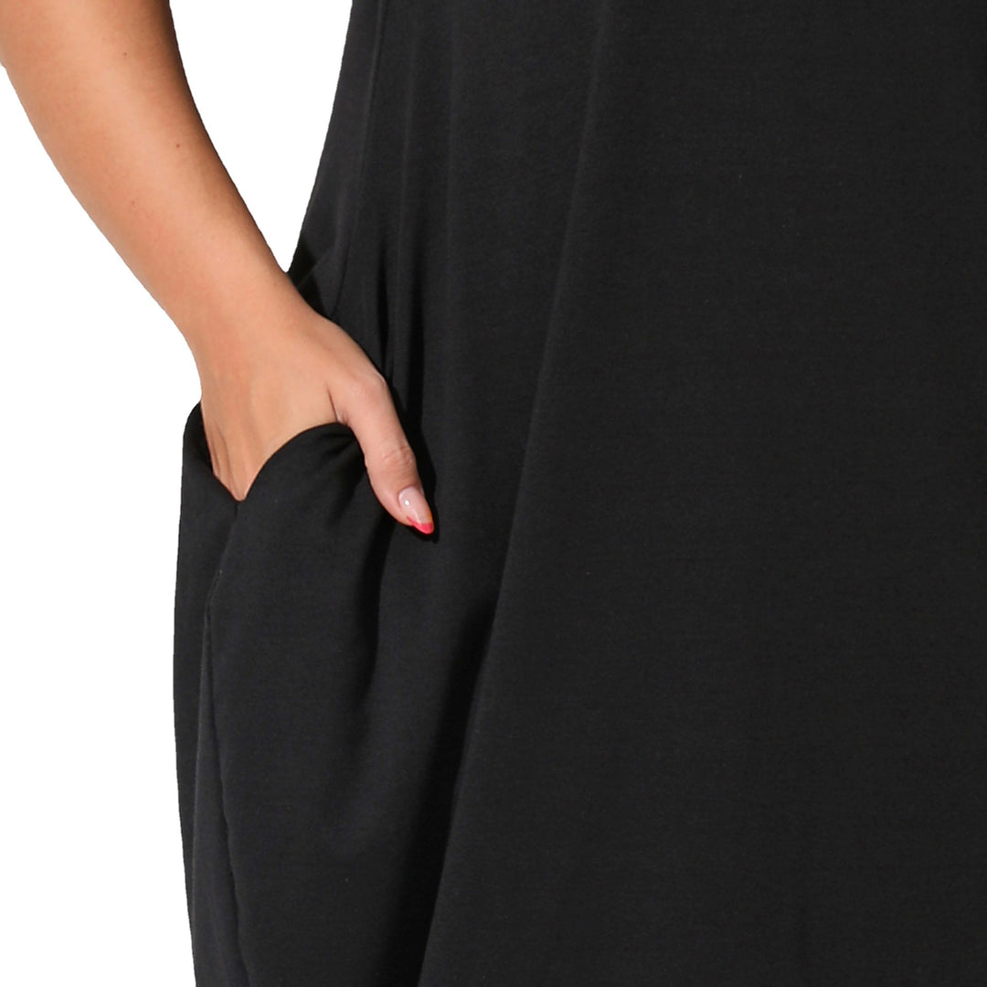 Ladies casual maxi dress with side pockets and comfortable fit Mune Fashion