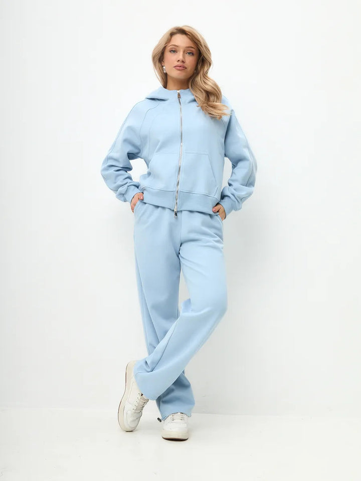 Women’s Sporty Fleece Jogging Set Mune Fashion