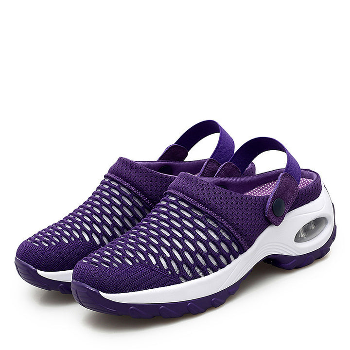 Unisex Breathable Mesh Clogs with Adjustable Heel Strap and Non-Slip Sole Mune Fashion