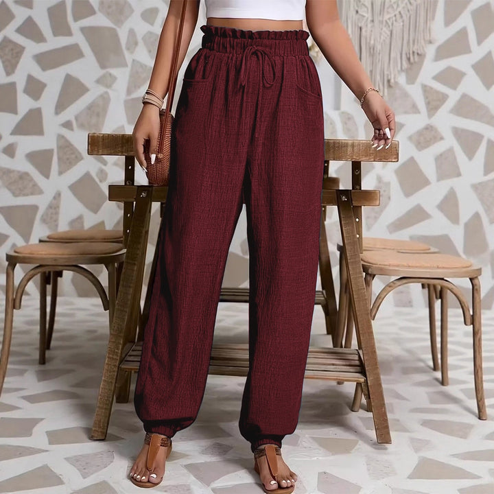Women's wide paperbag pants Mune Fashion