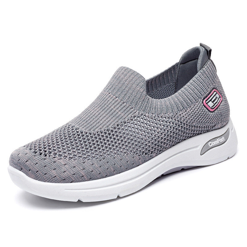 Women's Breathable Slip-On Sneakers with Soft Stretch Upper Mune Fashion
