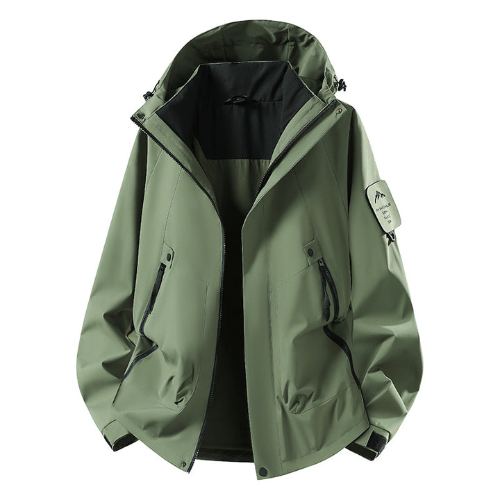 Men's Two-in-One Weather Protection Jacket with Removable Padded Vest and Adjustable Hood Mune Fashion