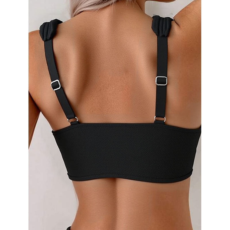 Women's Sporty Bikini Set with Wide Straps Mune Fashion
