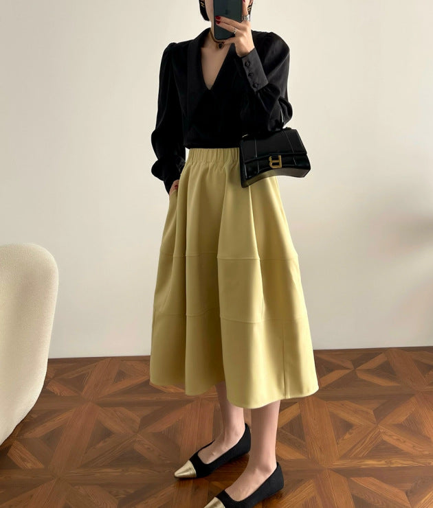Ladies Stylish, airy 3/4 sleeve cardigan and midi dress combination Mune Fashion