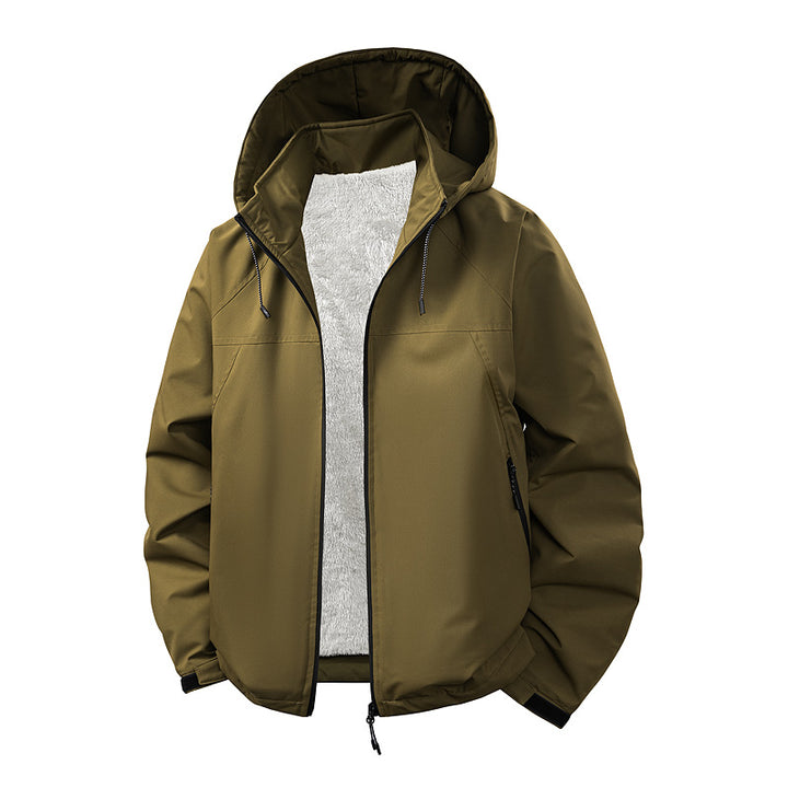 Men's Hooded Jacket with Inner Teddy Lining Mune Fashion