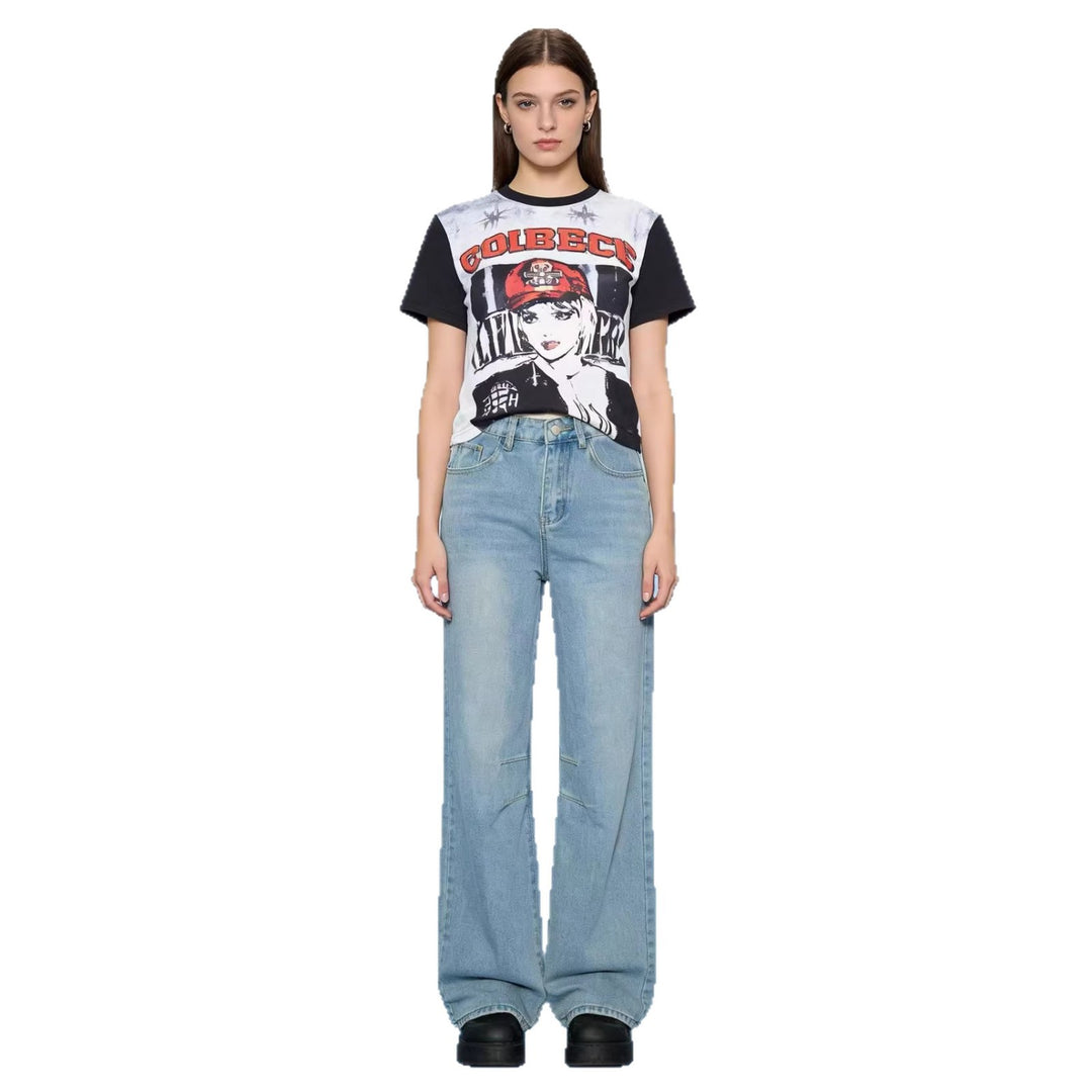 Women's simple long-sleeve fine knit shirt with round neckline, slightly tailored silhouette, and elastic wearing comfort Mune Fashion