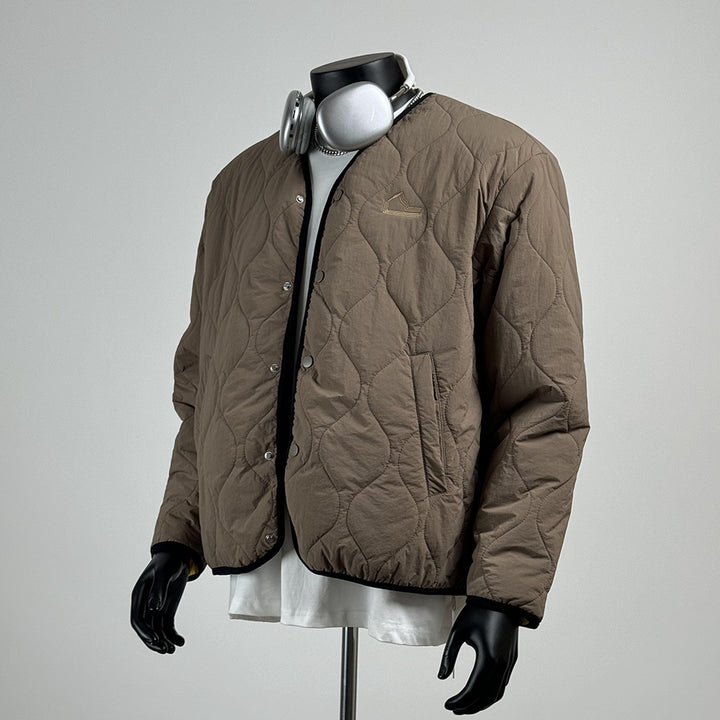 Men's Quilted Padded Shirt Mune Fashion