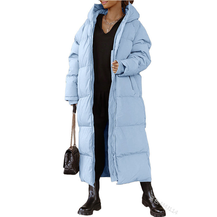 Tailored women's quilted coat winter