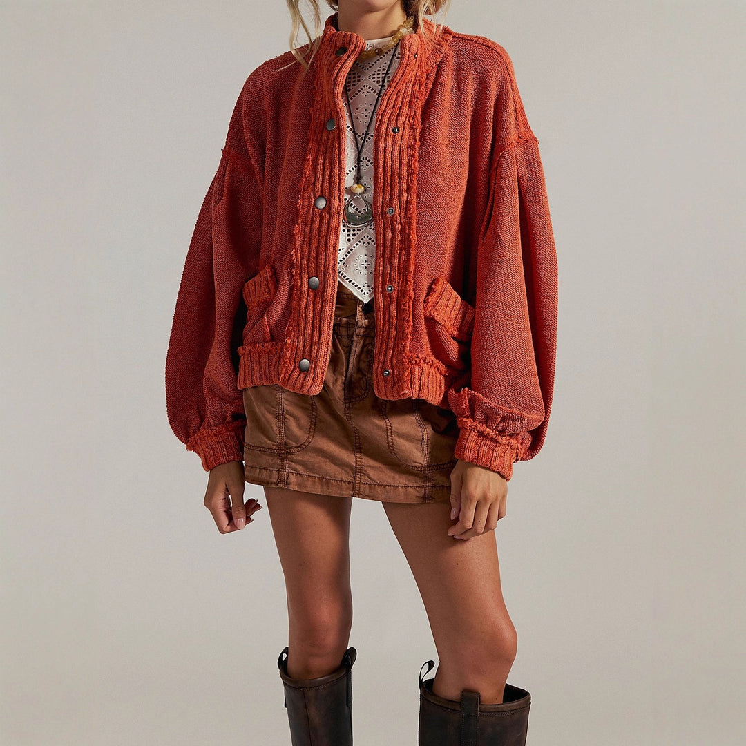Women's Fashion Cardigan with Button Details