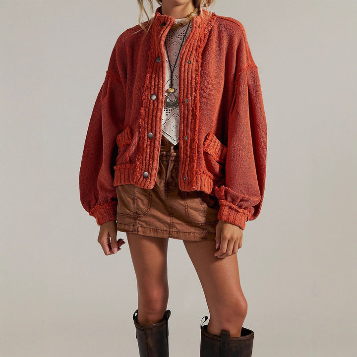 Women's Fashion Cardigan with Button Details