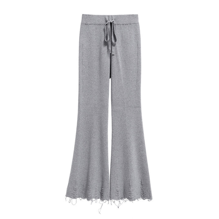 Women's Comfortable and Casual Knit Palazzo Pants Mune Fashion