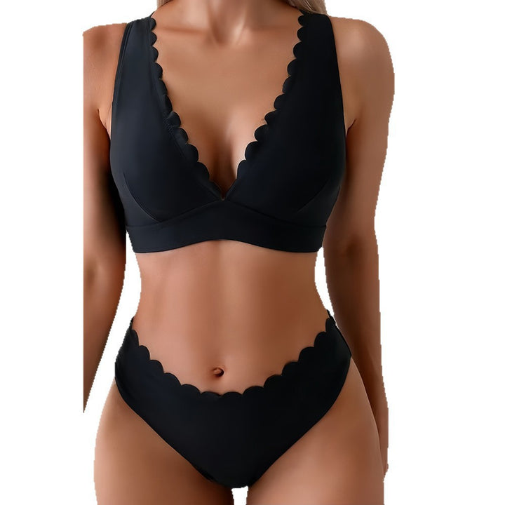 Ladies Bikini with subtle wave pattern Mune Fashion