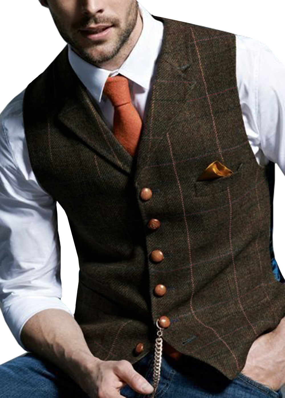 Elegant men's vest Classic Comfort