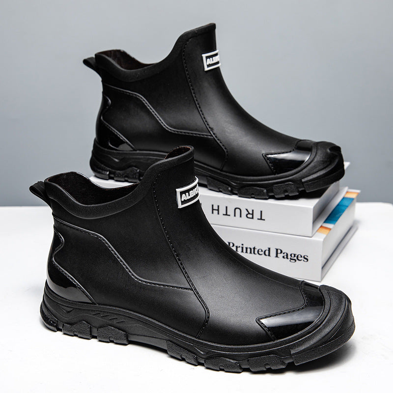 Men's rubber boots with non-slip sole and flexible entry Mune