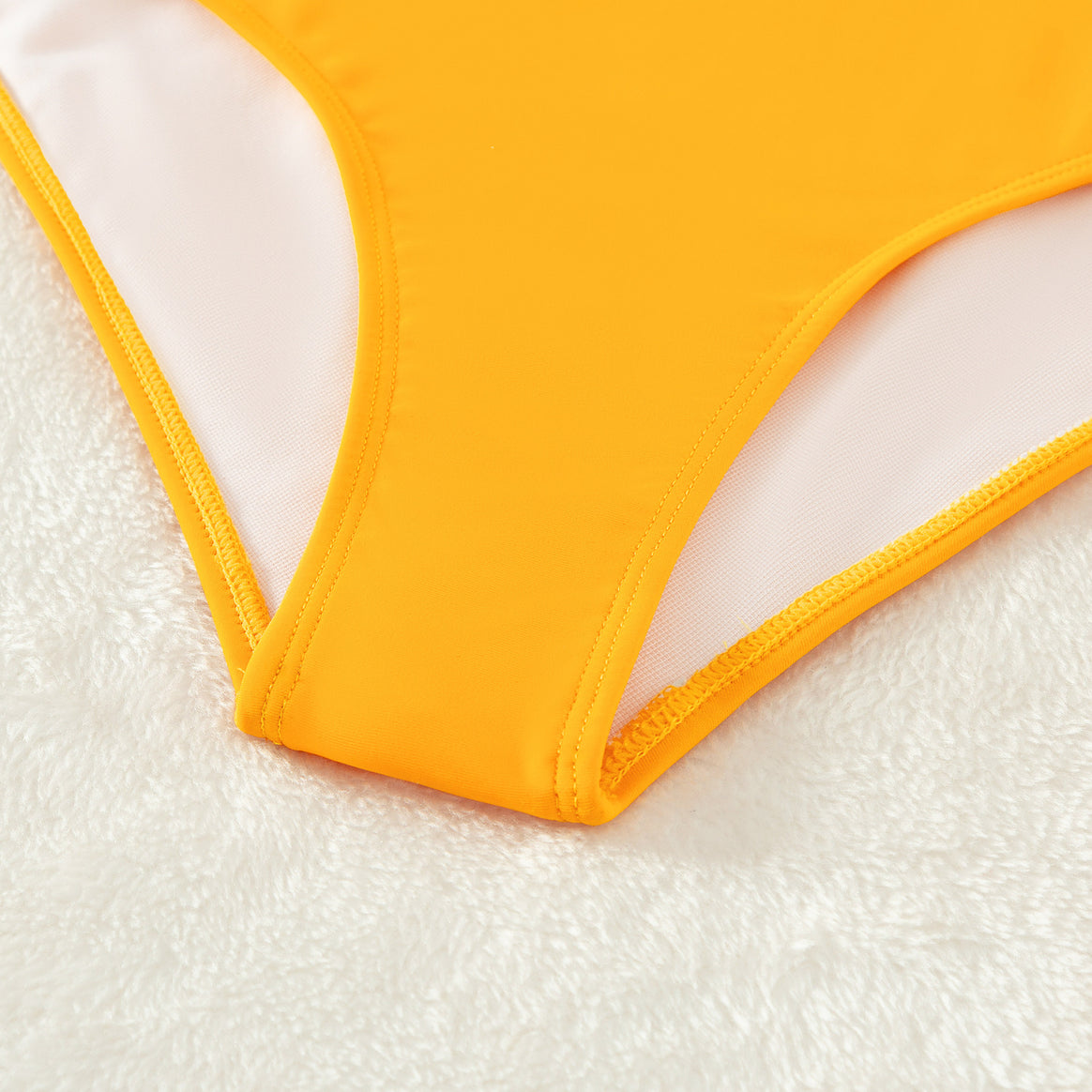 Ladies Asymmetrical One-Piece Swimsuit with Trend Details Mune Fashion
