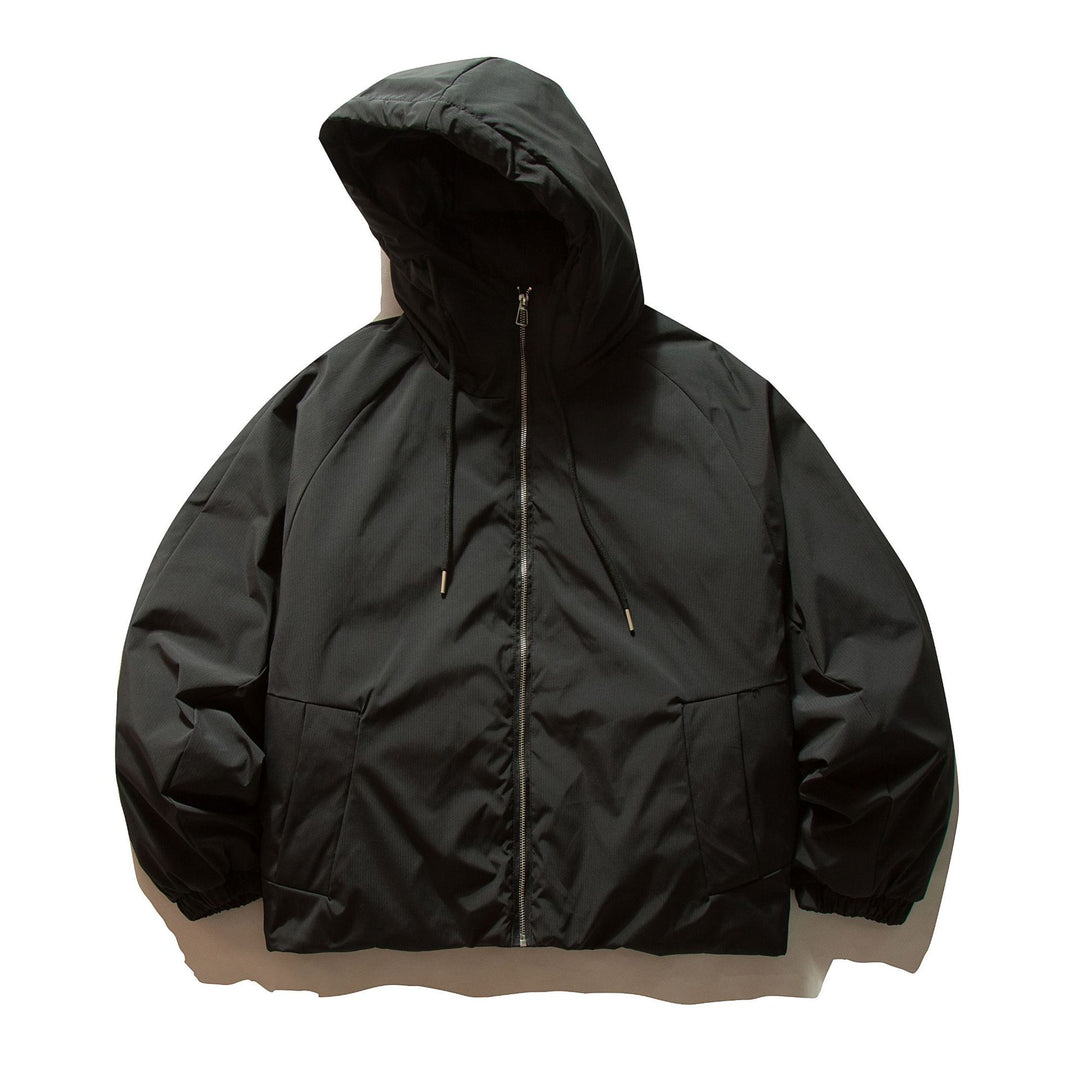 Unisex Boxy quilted hooded jacket with thermal insulation and elastic cuffs Mune Fashion