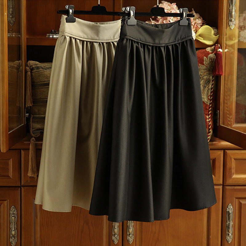 Ladies Elegant Maxi Skirt made of Flowing Fabric Mune Fashion