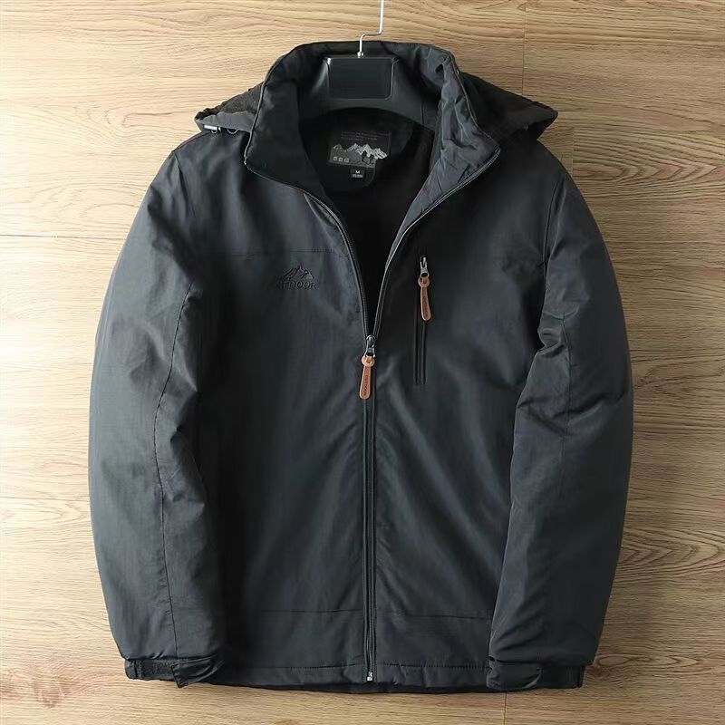 Men's Warm Padded Functional Jacket with Adjustable Hood Mune Fashion