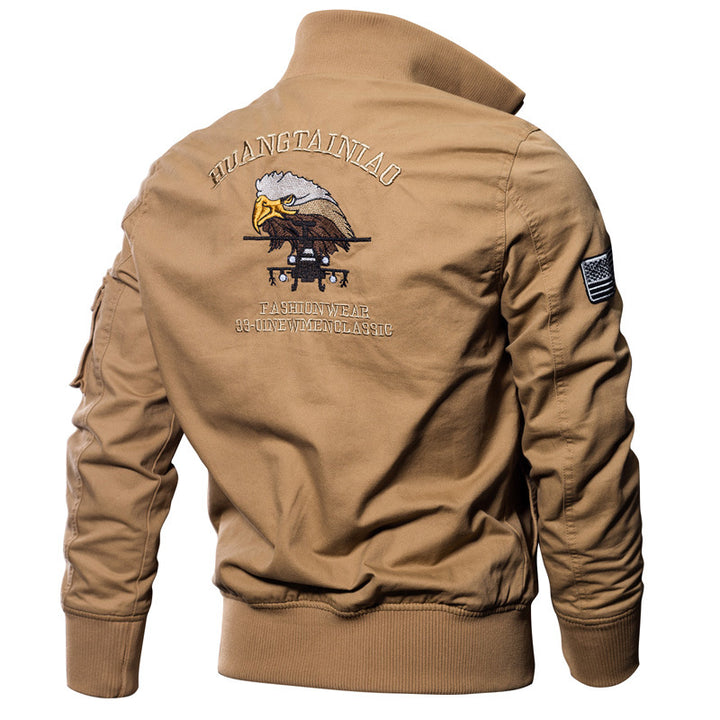 Men's Stylish Pilot Jacket with Multiple Pockets Mune Fashion