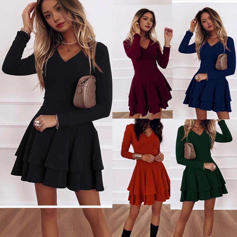 Women's wrap dress with ruffle details and elegant fit Mune Fashion