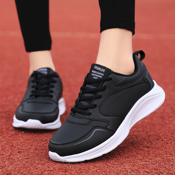 Ladies' comfortable everyday sneakers with padded shaft, shock-absorbing EVA midsole, and grippy rubber outsole Mune Fashion