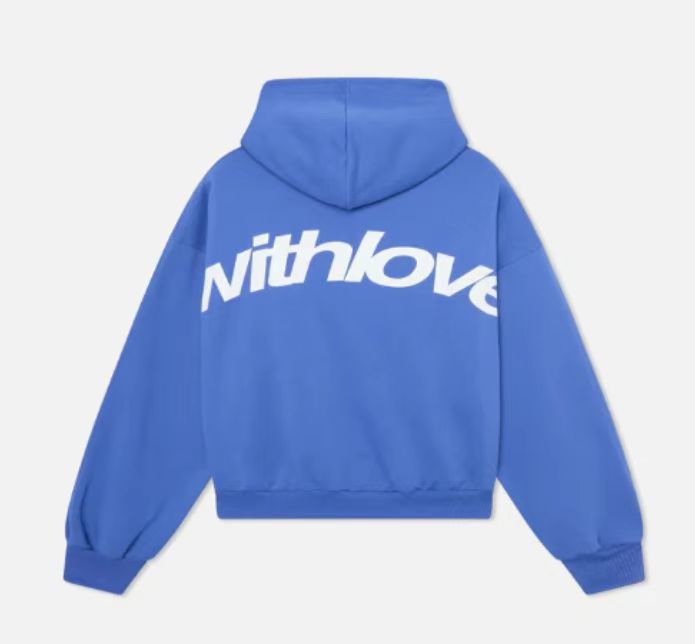 Unisex oversized hoodie with large back print, kangaroo pocket and ribbed cuffs Mune Fashion