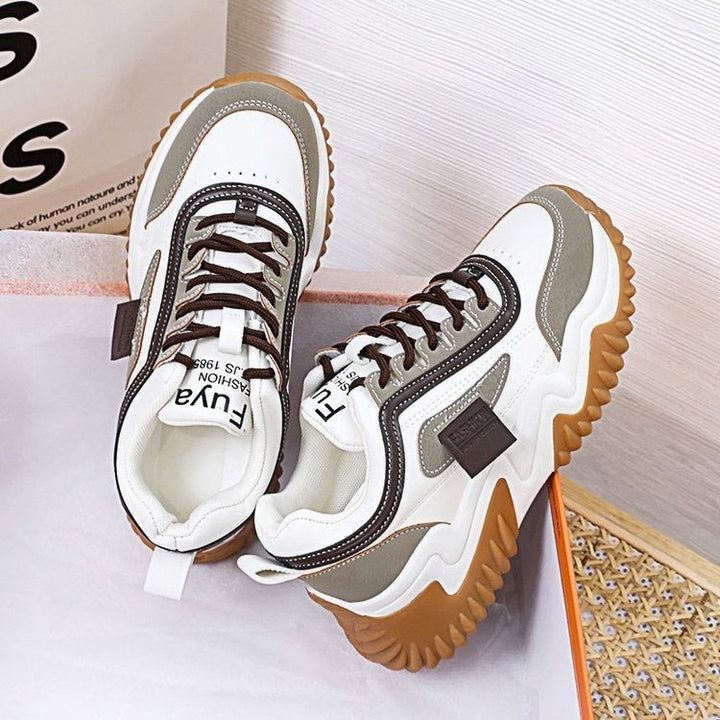 Ladies sporty sneakers with cushioning sole and stylish design Mune Fashion